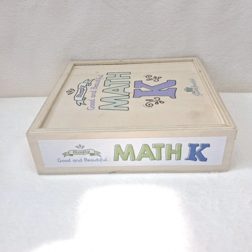 The Good and the Beautiful Math Kindergarten Wooden Box *INCOMPLETE*